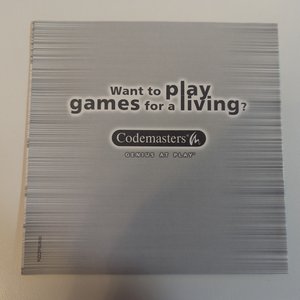 Codemasters 'Want to Play Games for a Living?'