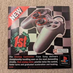 Dual Analogue Flyer - single side black back