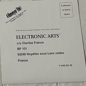 EA Claritas FR Registration Card