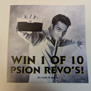 Eidos Psion Revo Registration Card