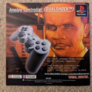 In Cold Blood & Dualshock Leaflet