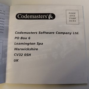 Manual Registration Card - TOCA 2