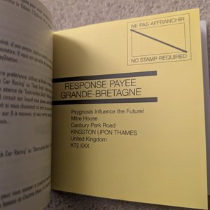 Manual Registration Card - Yellow Destruction Derby