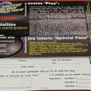 Moto Racer World Tour Offer Leaflet FR