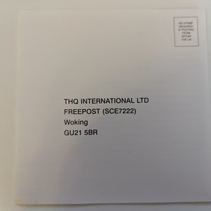 THQ SCE7222 WWFS(PL) Registration Card
