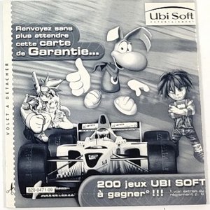 Ubisoft 200 Jeux UBIJ0110 registration Card