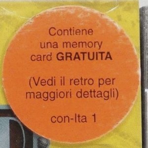 Round, Orange, Constructor IT Free Memory Card