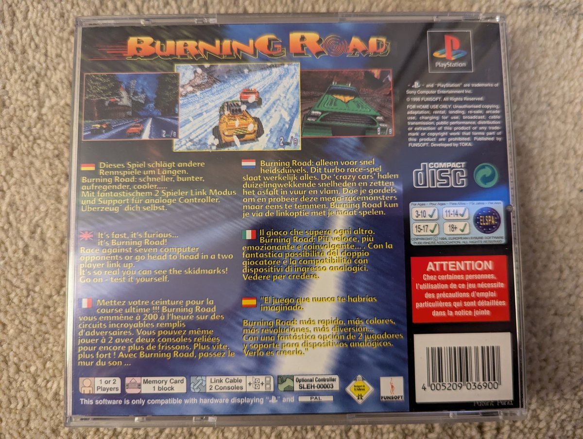 Burning Road - Back Cover