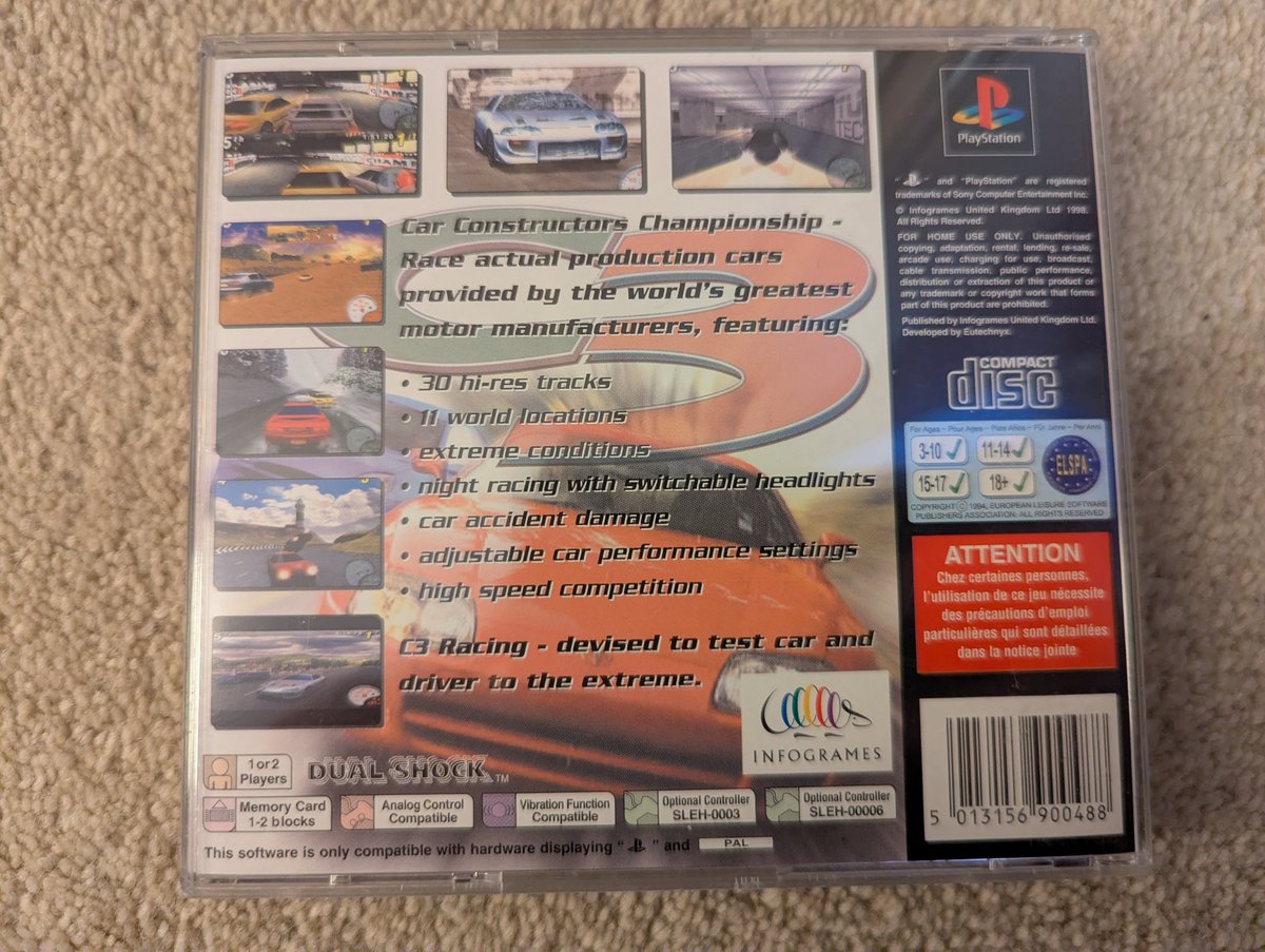 C3 Racing - Back Cover