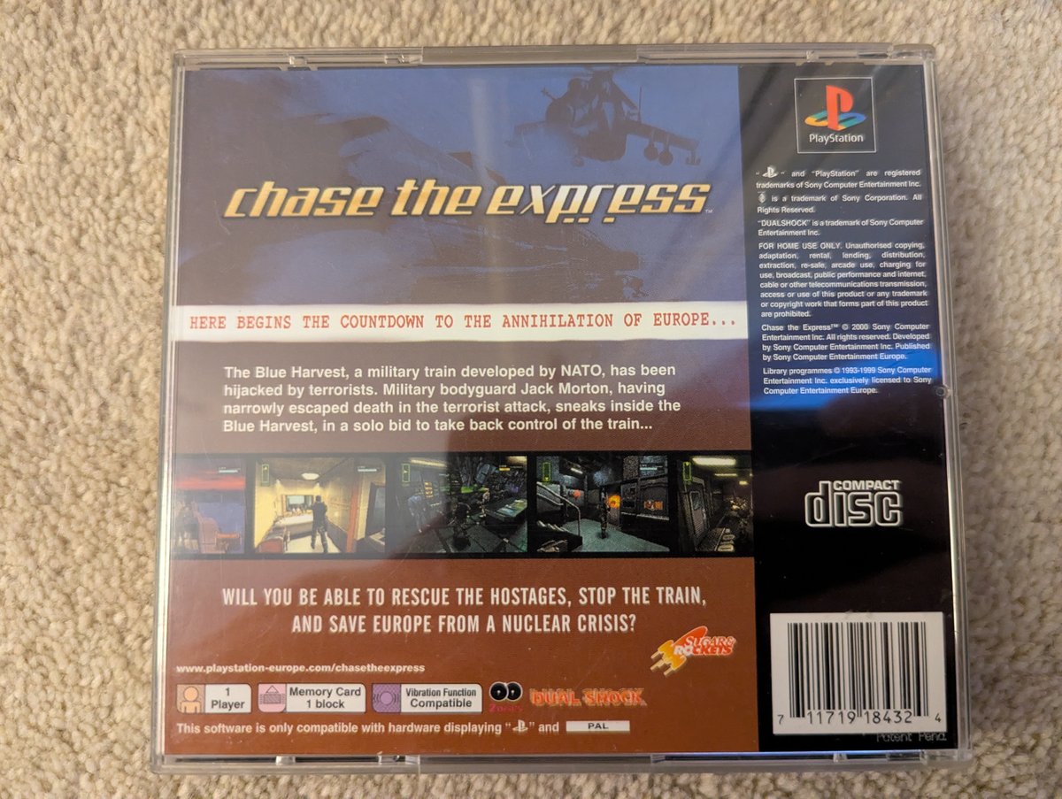 Chase the Express - Back Cover