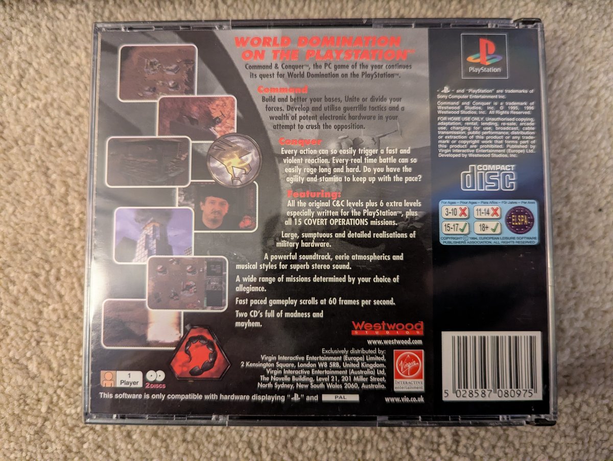 Command & Conquer - Back Cover