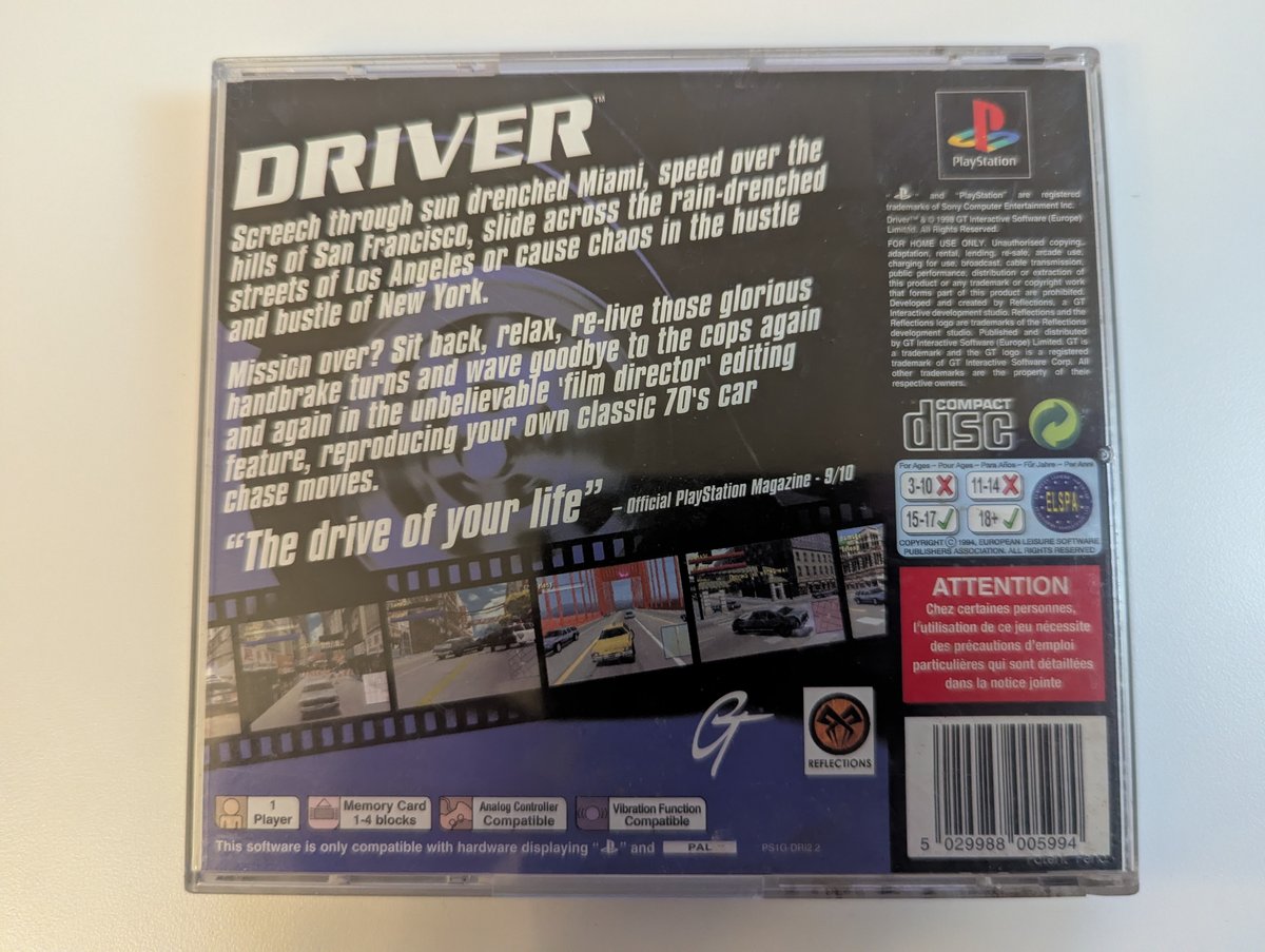 Driver - Back Cover