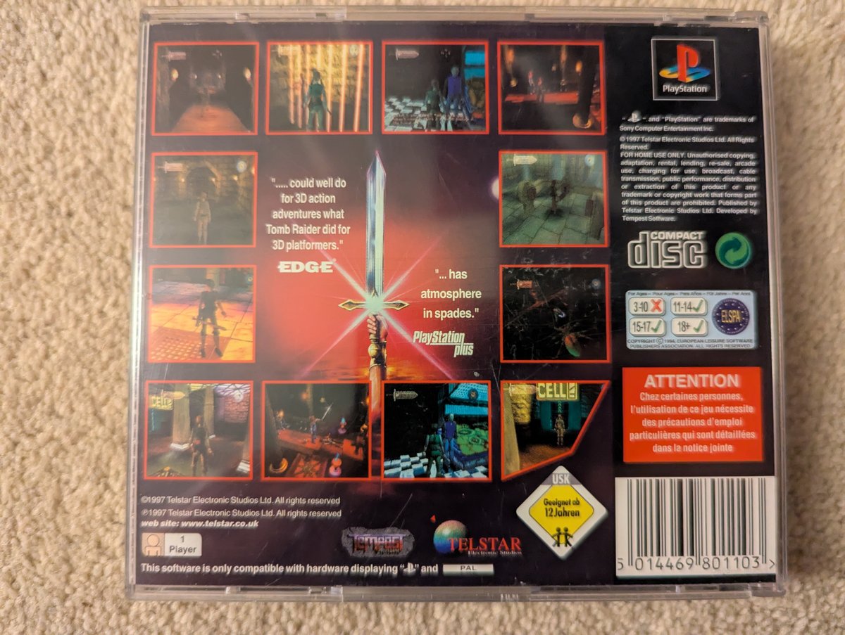 Excalibur 2555 A.D. - Back Cover