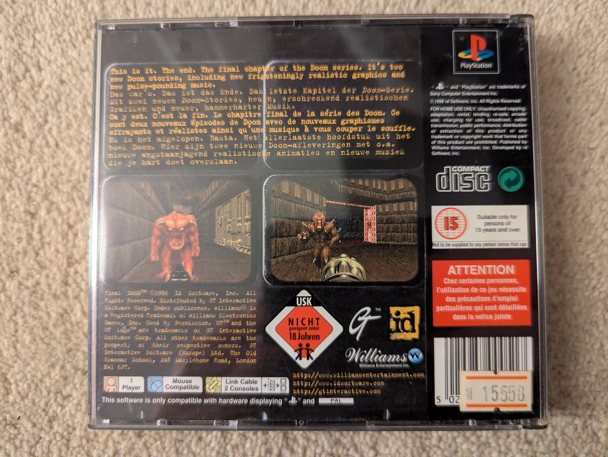 Final Doom - Back Cover