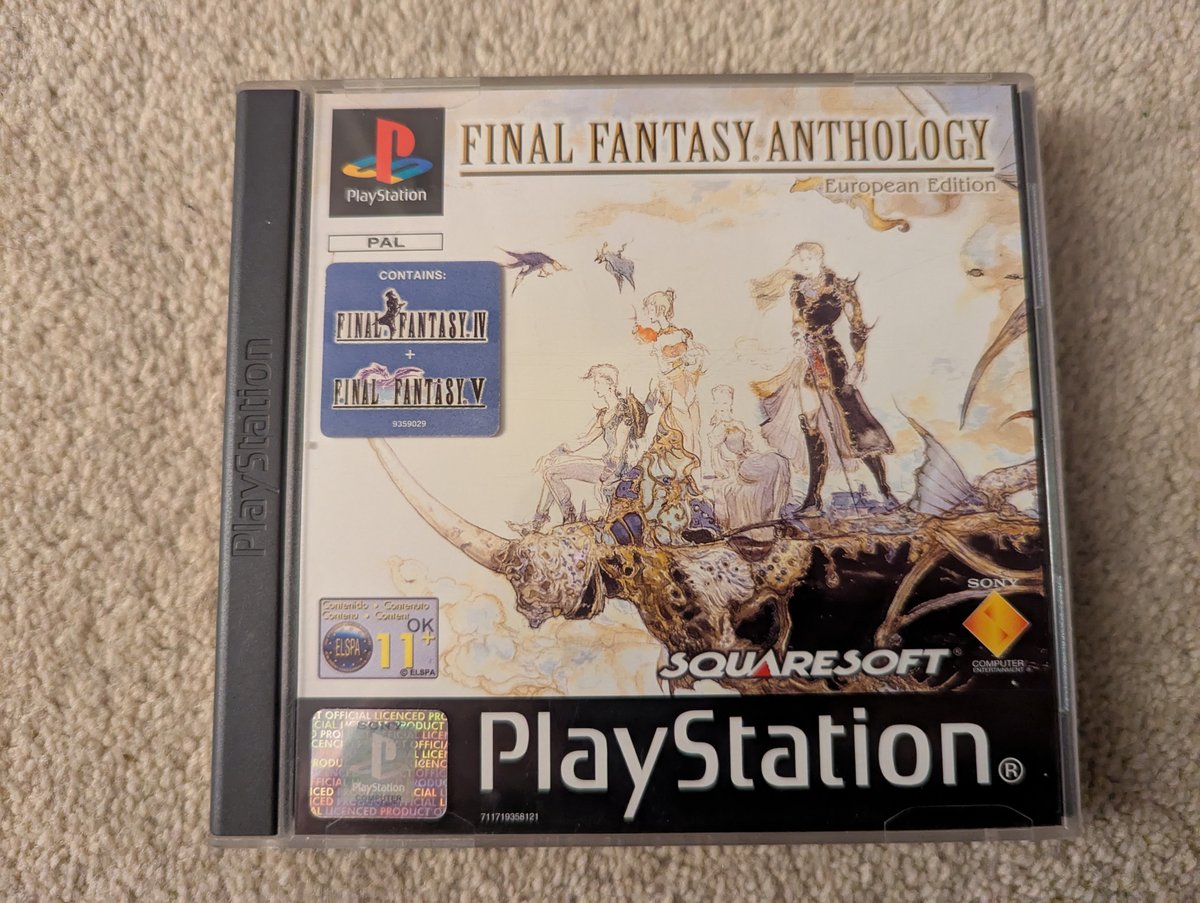Final Fantasy Anthology - Front Cover