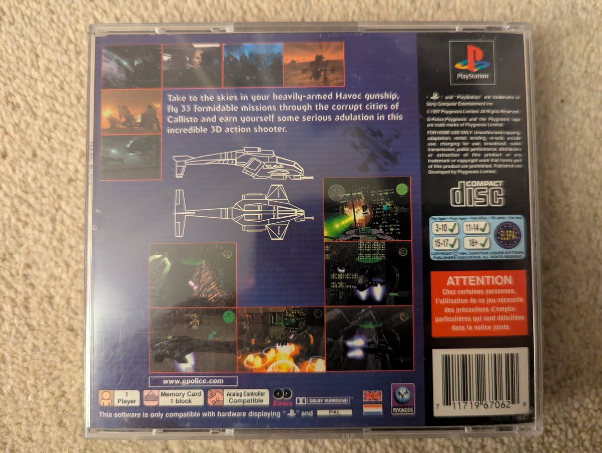 G-Police - Back Cover