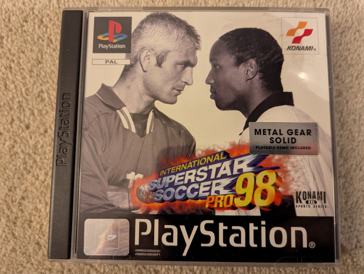 International Superstar Soccer Pro '98 - Front Cover