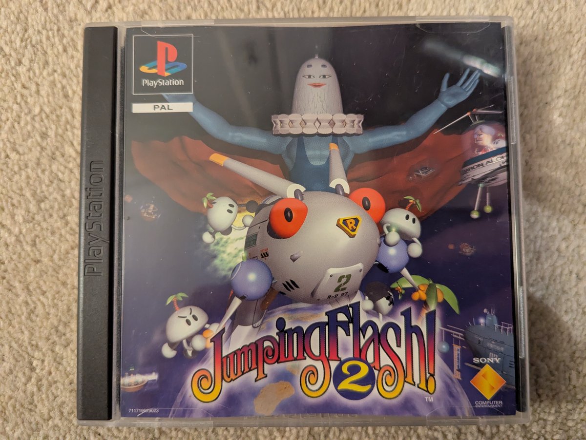 Jumping Flash! 2 - Front Cover