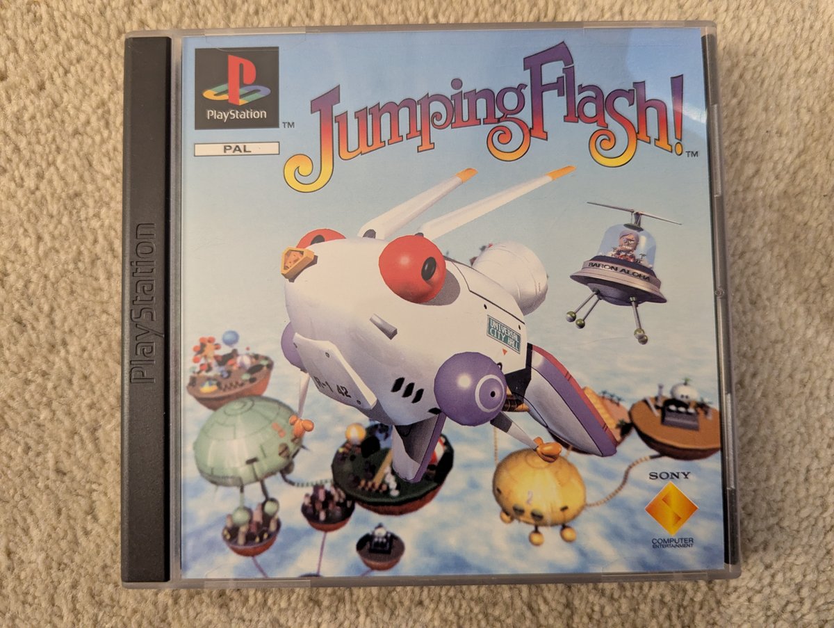 Jumping Flash! - Front Cover