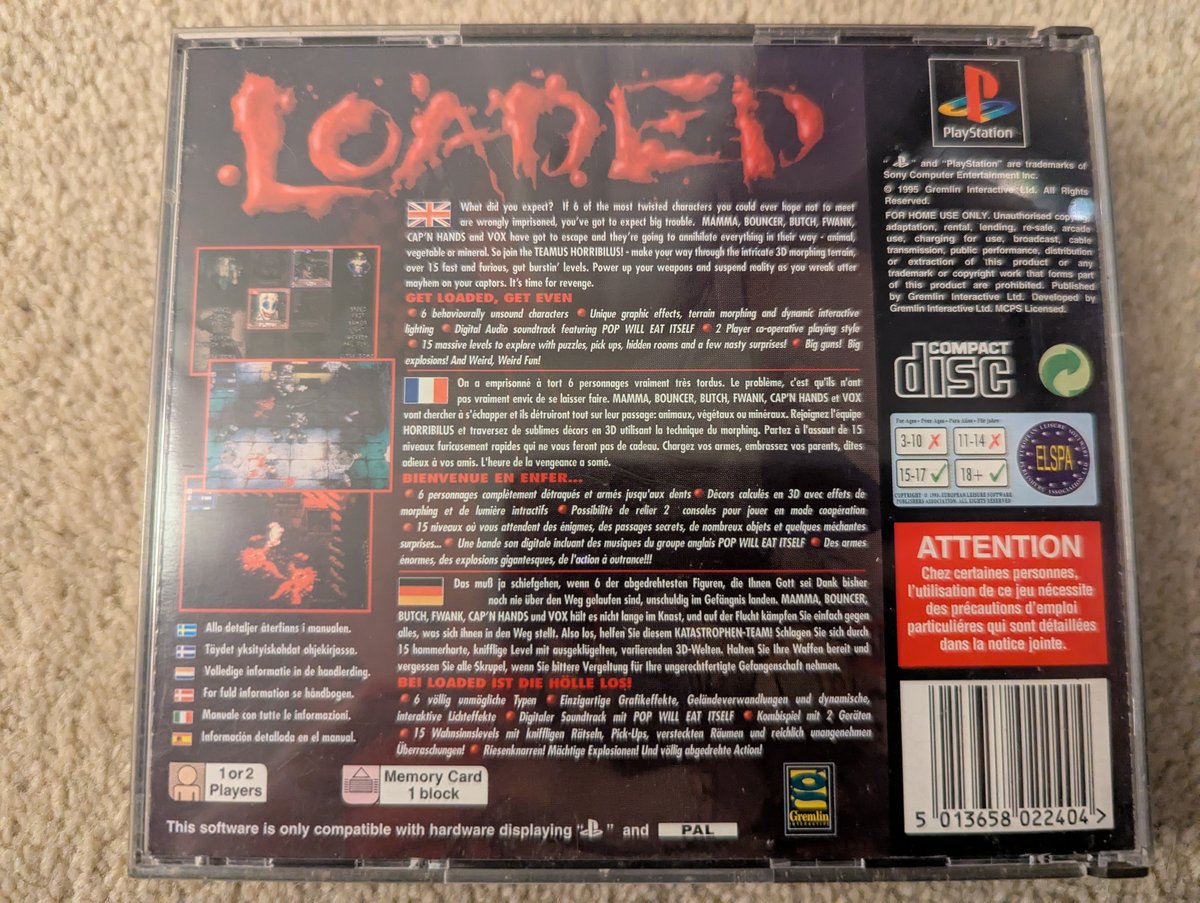Loaded - Back Cover