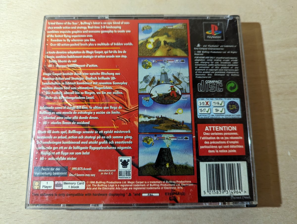Magic Carpet - Back Cover