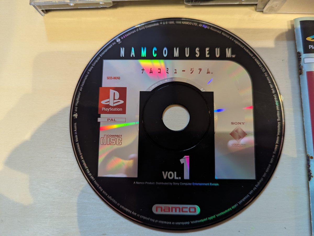Namco Museum Vol. 1 - Front Cover