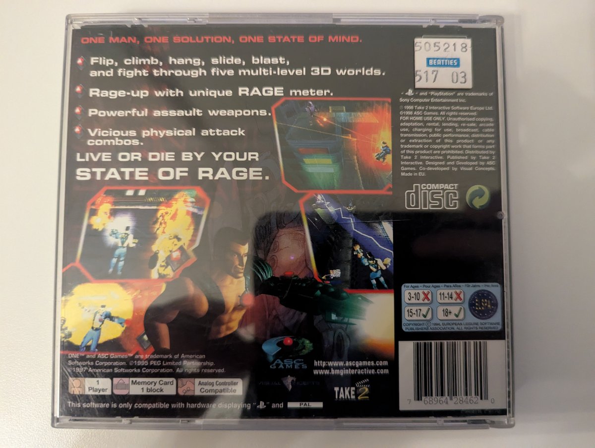 One - Back Cover