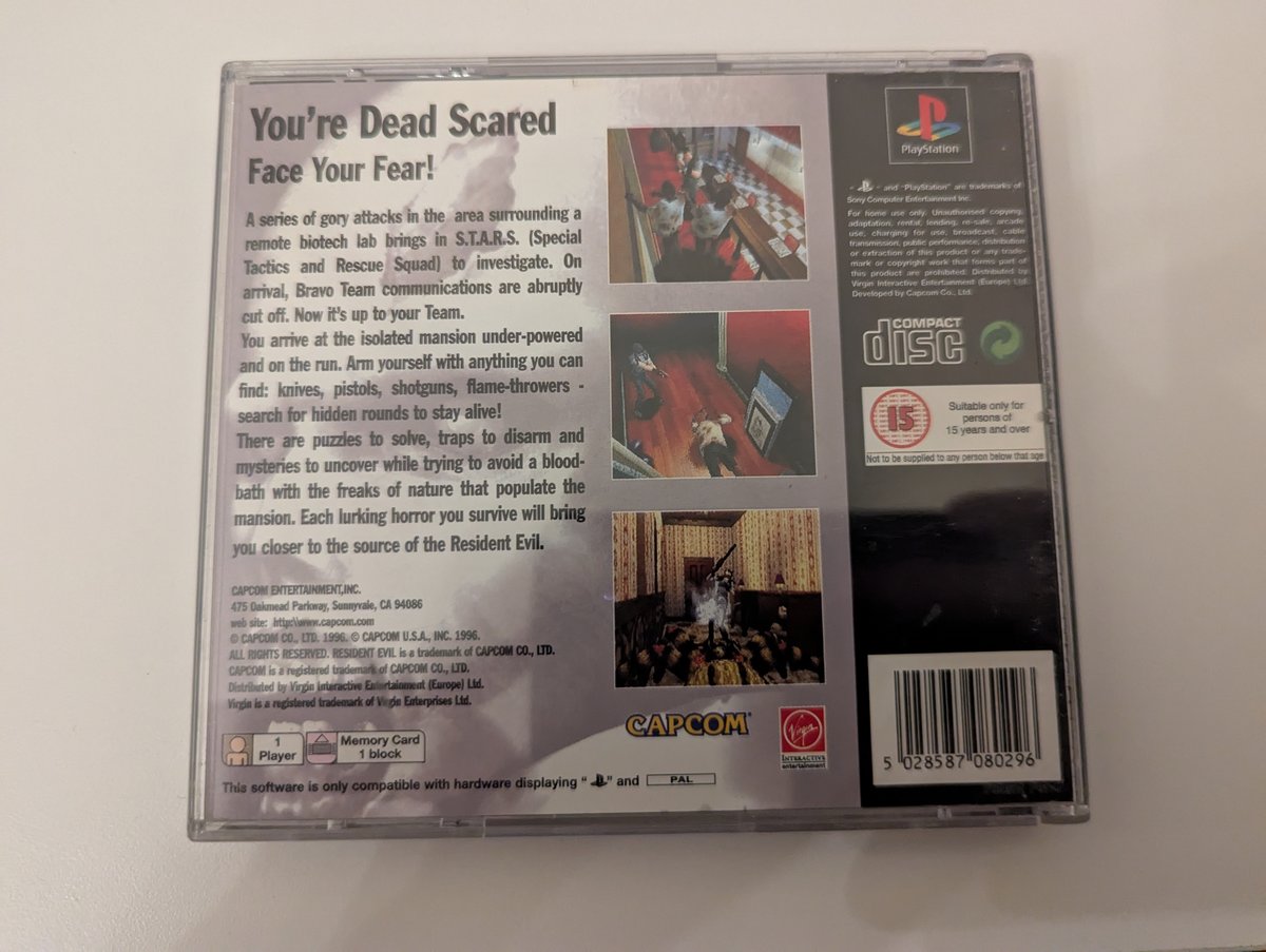 Resident Evil - Back Cover