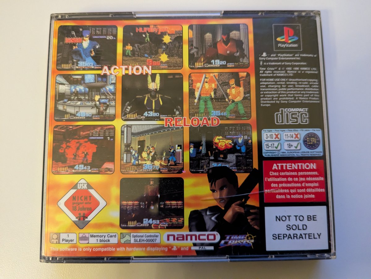 Time Crisis - Back Cover